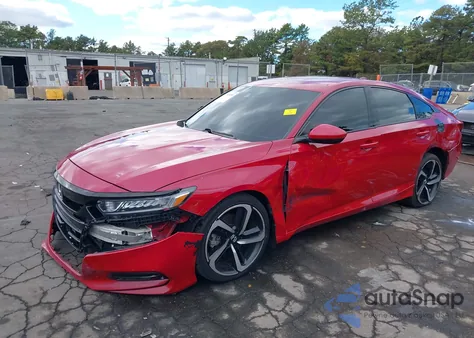 2018 Honda Accord Sport from USA, damaged, VIN 1HGCV1F34JA174284
